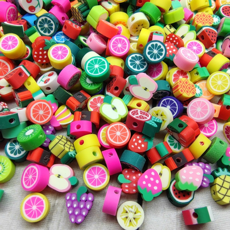 Miçanga Entremeio Infantil Frutinha Docinho Pets Corações Patinhas Fimo Emborrachado bijuterias em Oferta na Shopee