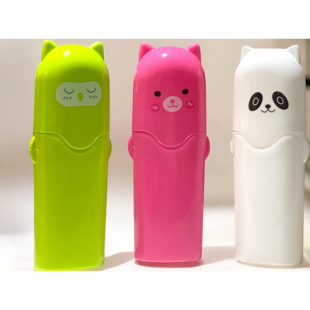 Porta Escova De Dente Infantil Bichinhos Fofos Pasta De Dente e Fio Dental Teen