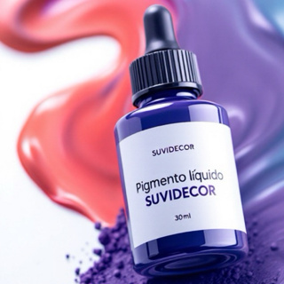 Pigmento líquido 30ml suvidecor, para tintas, massas e texturas. pigmento de fábrica, com alto poder de pigmentação. em Oferta na Shopee