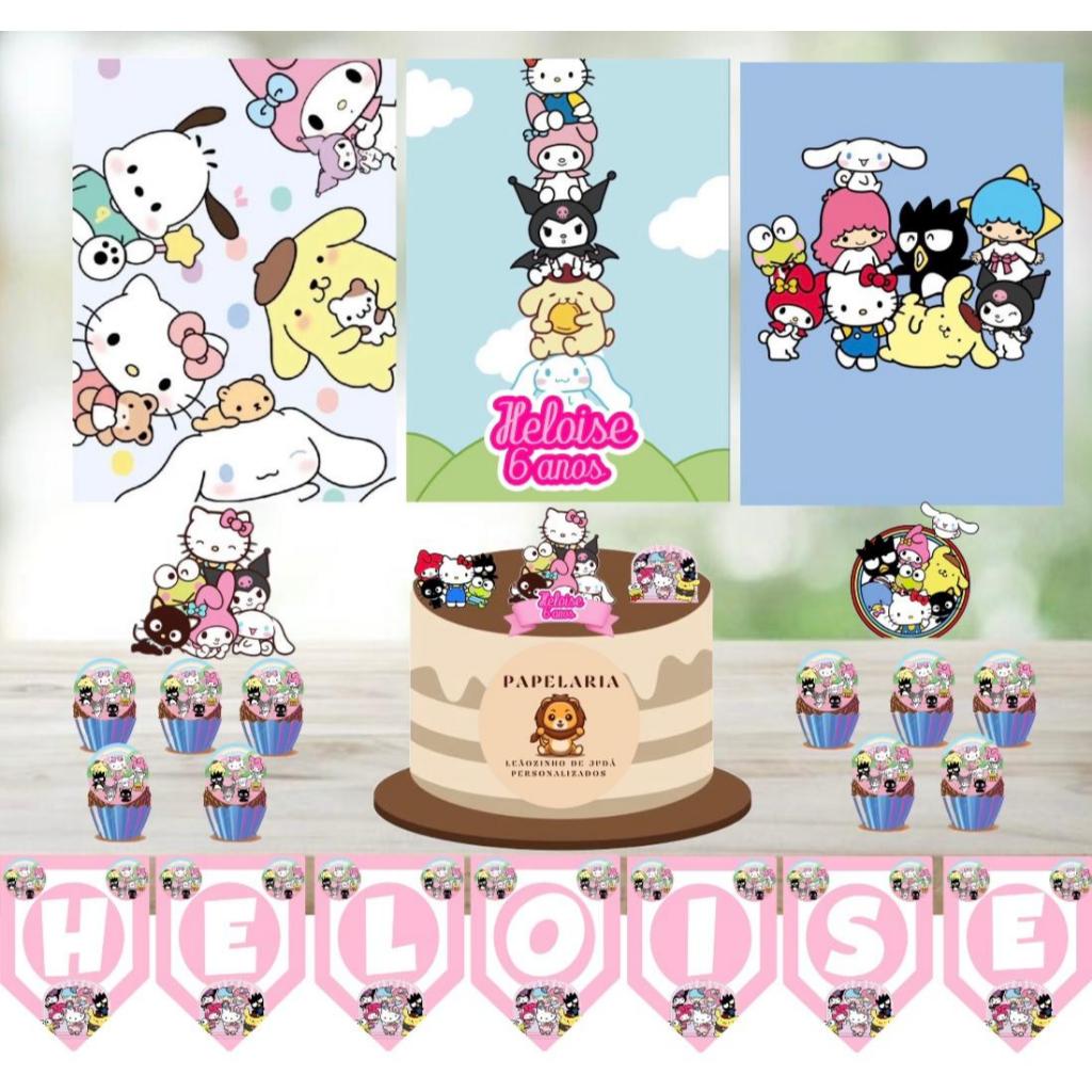 Kit Festa Hello Kitty e seus Amigos em Oferta na Shopee