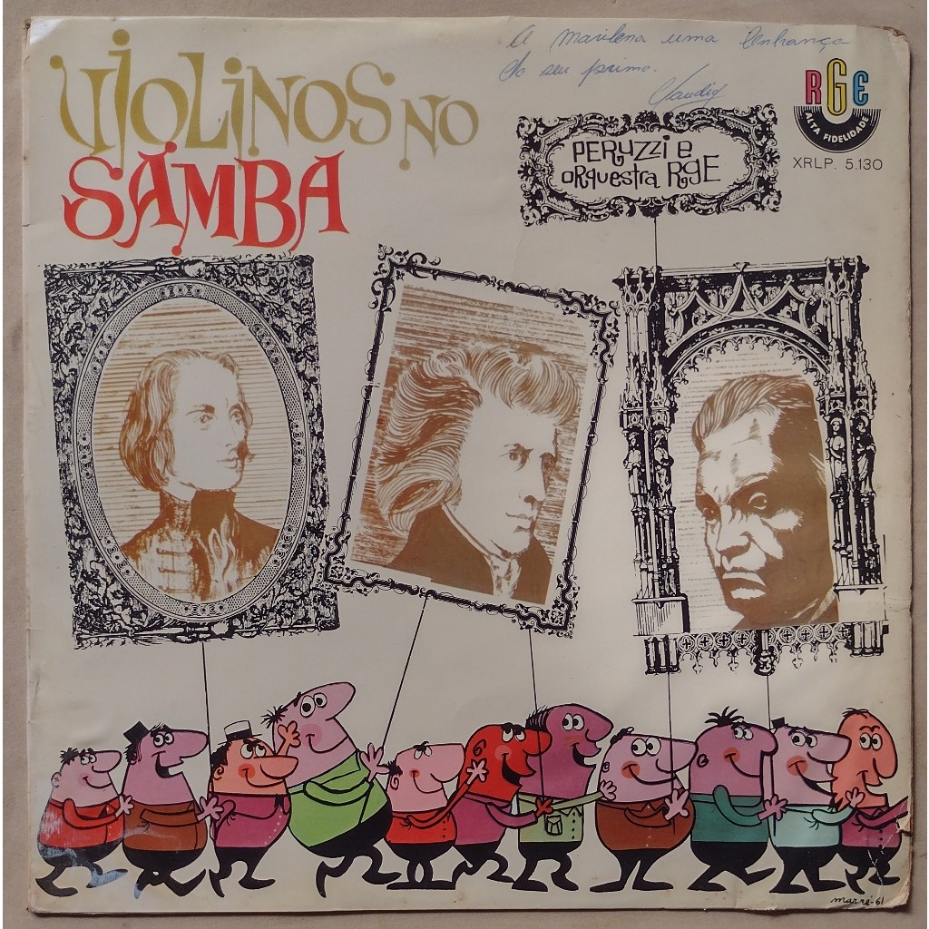LP Peruzzi E Orquestra RGE Violinos No Samba 1961 Vinil