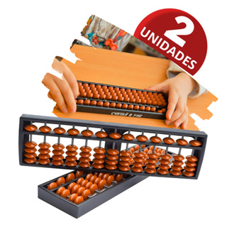 Contador até 2 Abacos Abacus Soroban Oriental Educativo Calculadora Japonesa 13 Colunas Dígitos em Oferta na Shopee