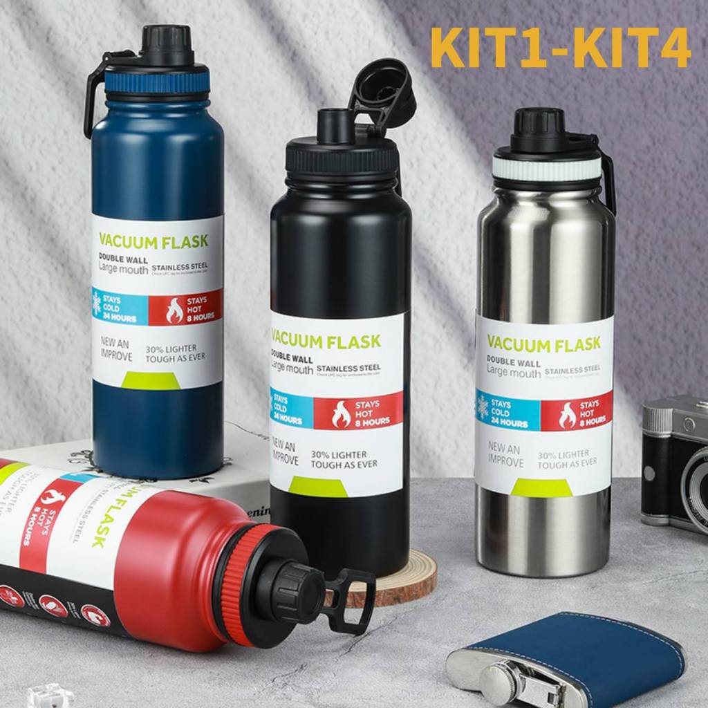 Garrafa Térmica Isolada 800ml a Vácuo em Aço Inoxidável Água Gelada Esporte - Ideal para Homens e Mulheres