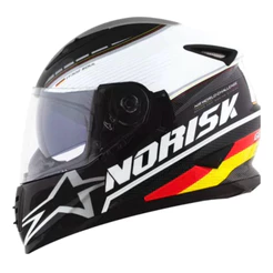 Capacete Norisk FF302 Grand Prix Germany Alemanha Original | Viseira Solar