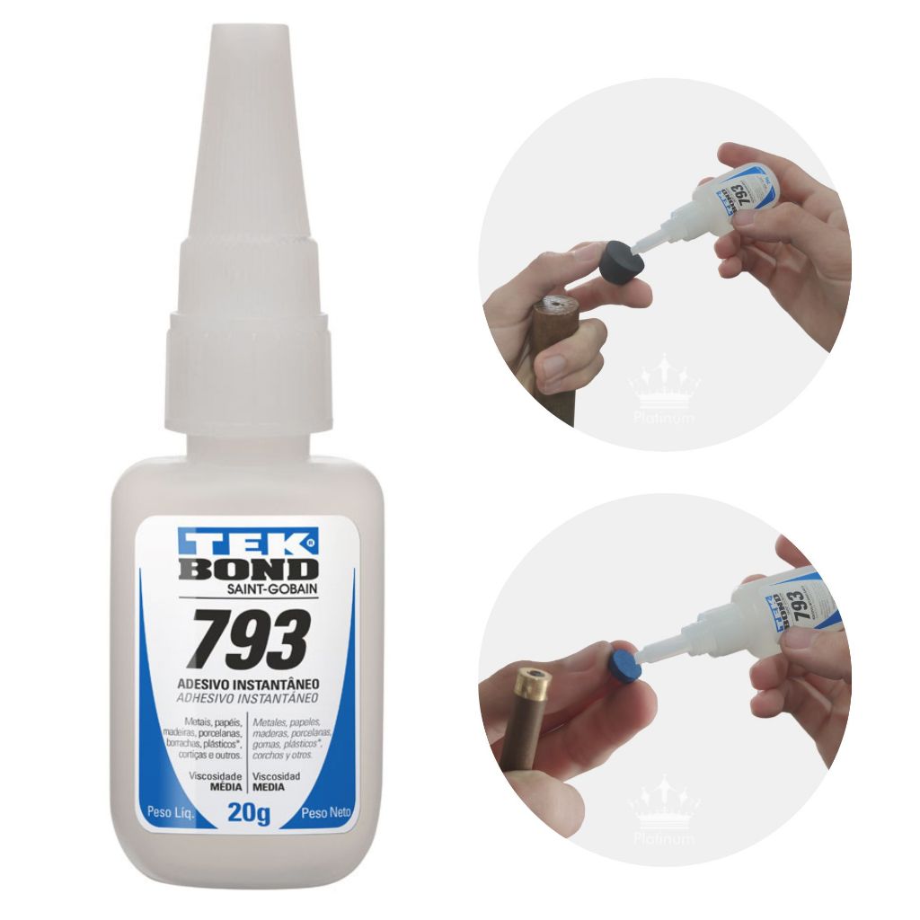 Cola P/ Sola De Taco De Bilhar Sinuca Tek Bond 20g Reparos em Geral