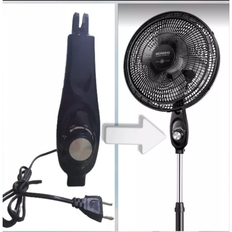 Caixa de ligação corpo do ventilador MONDIAL DE COLUNA TORRE PEDESTAL