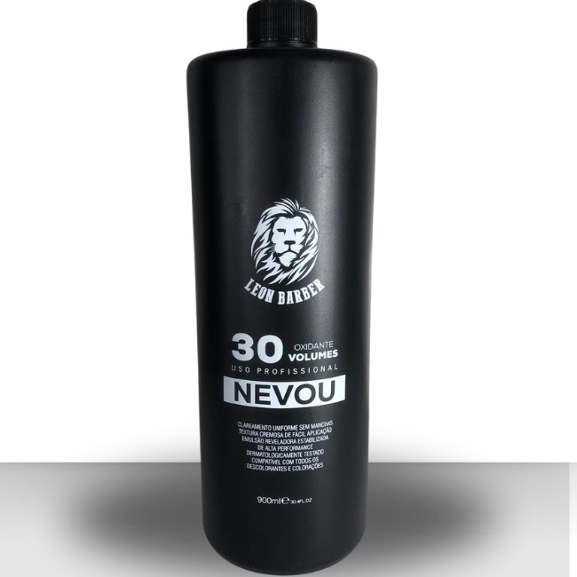 Água Oxigenada Leon Barber  30 Volumes 900ml