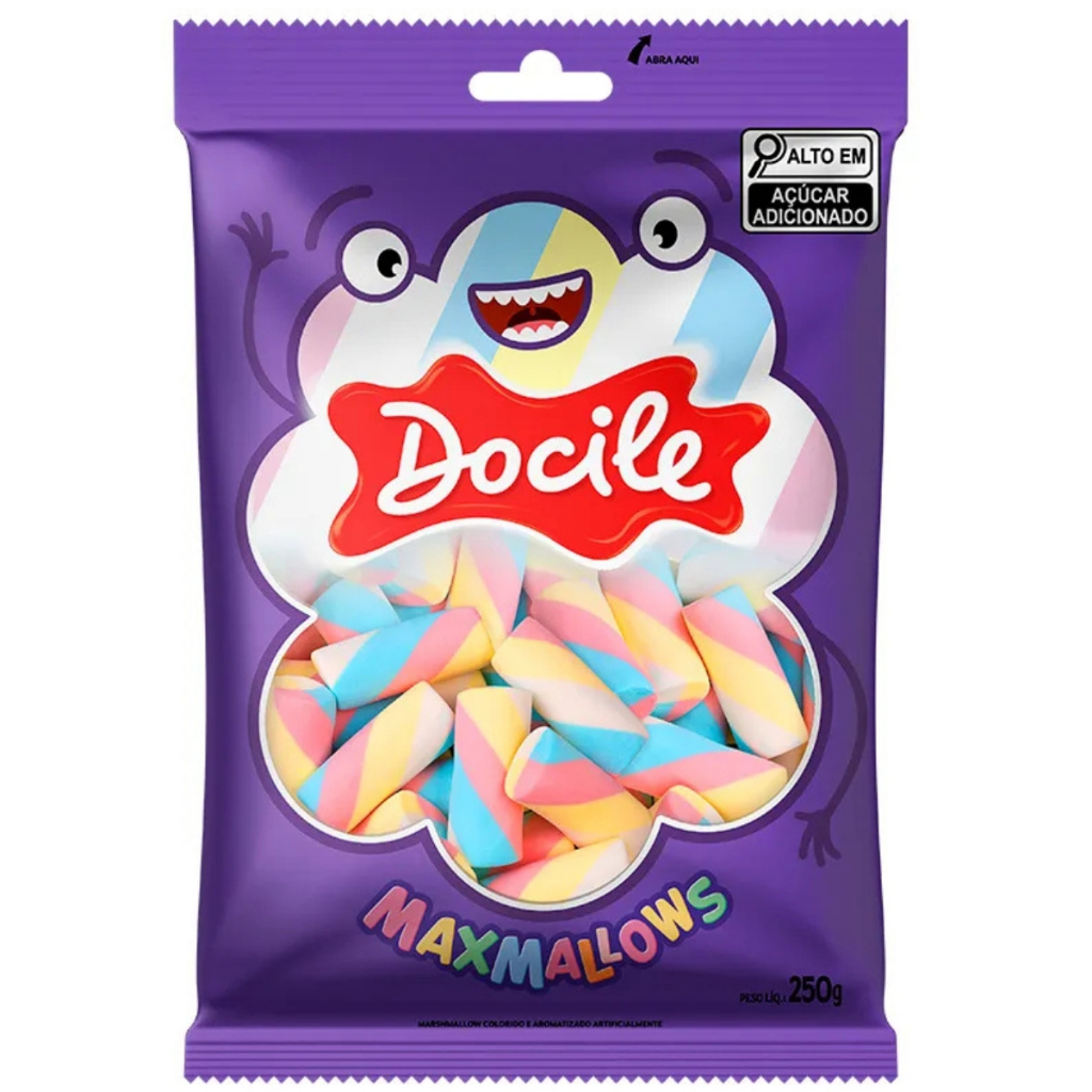 Marshmallow Tubo Torção 1 250g Docile