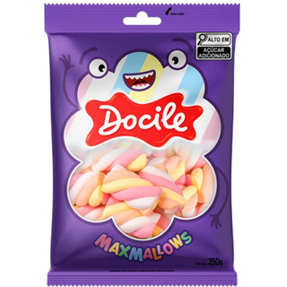 Marshmallow Twist Color 2 Morango, Branco Amarelo Rosa Laranja 250g Docile em Oferta na Shopee