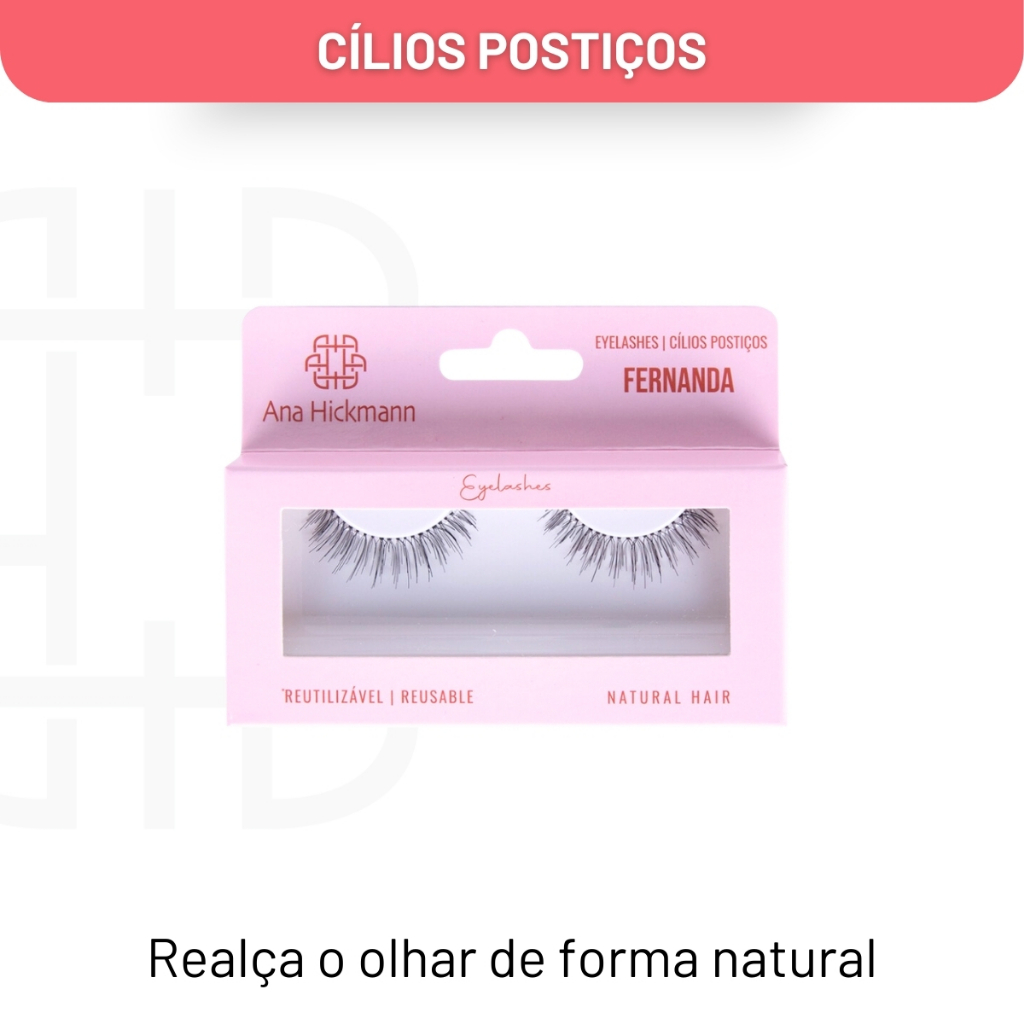 Kit Cilios Postiços Fernanda Eyelashes Ana Hickmann