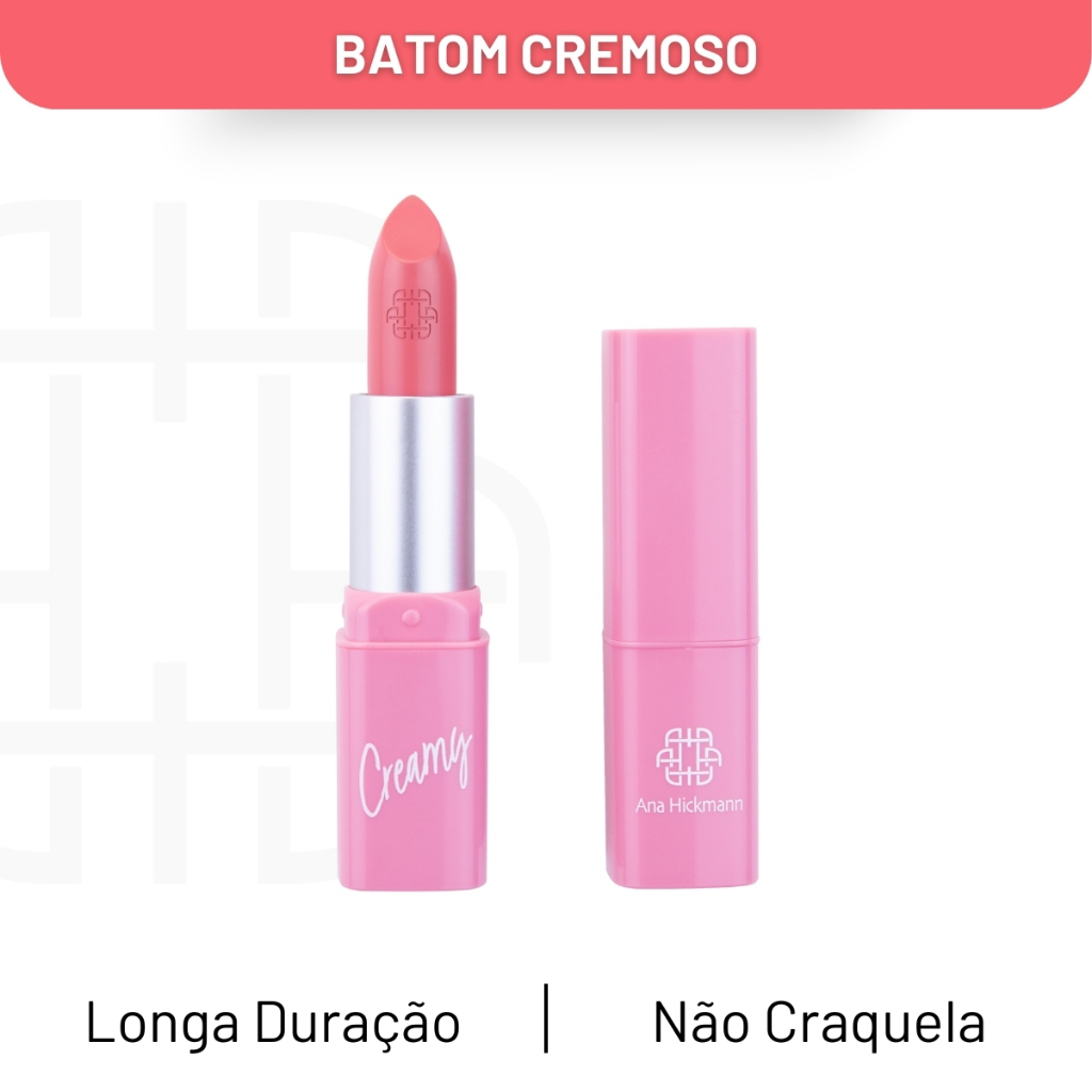 Batom Creamy Lipstick Anne Ana Hickmann em Oferta na Shopee