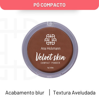 Pó Compacto CP80 Velvet Skin Ana Hickmann em Oferta na Shopee