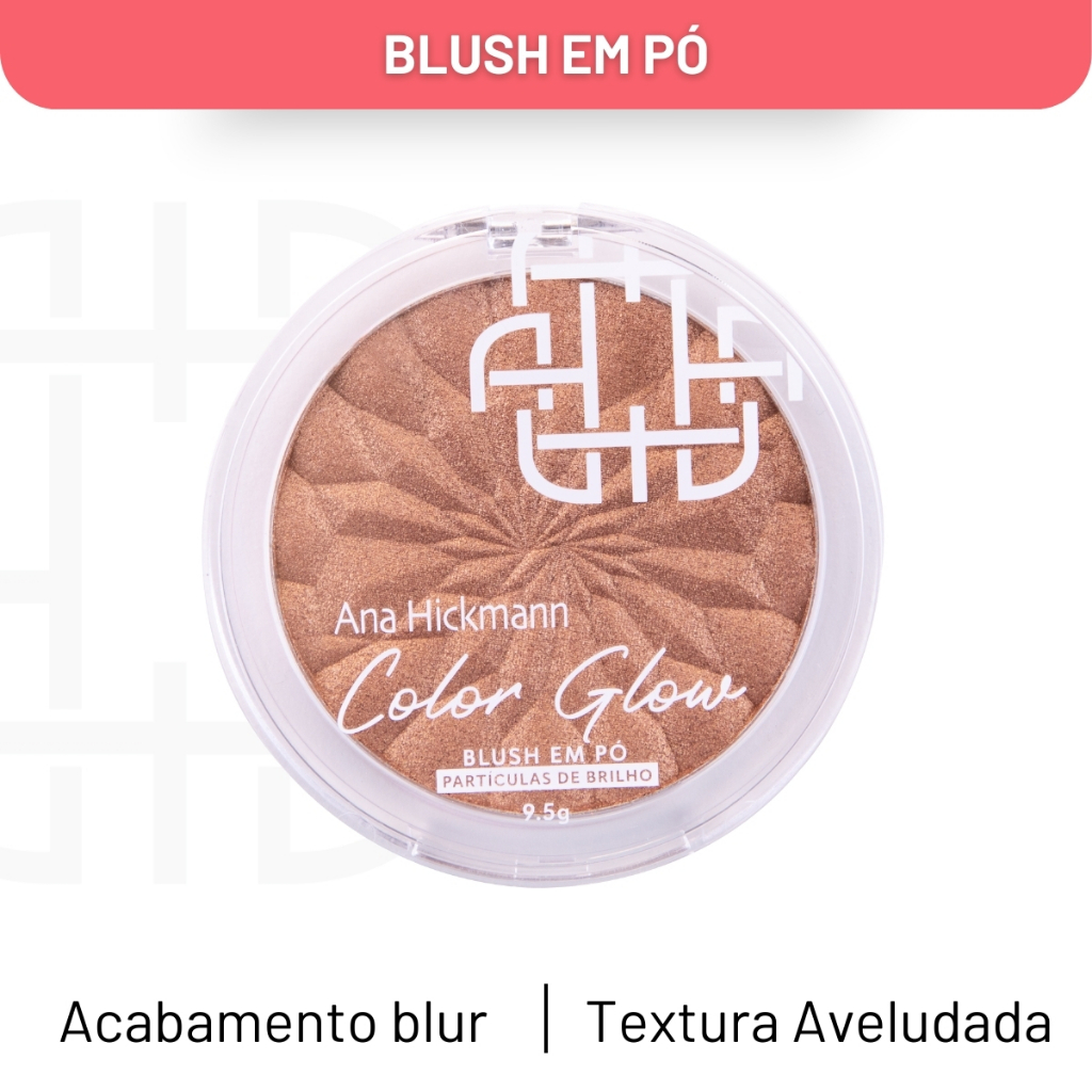 Blush Compacto em Pó Color Glow Hale Ana Hickmann - Beauty