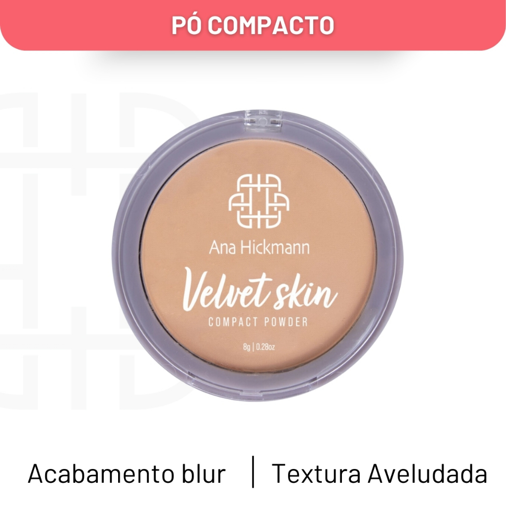 Pó Compacto CP30 Velvet Skin Ana Hickmann em Oferta na Shopee