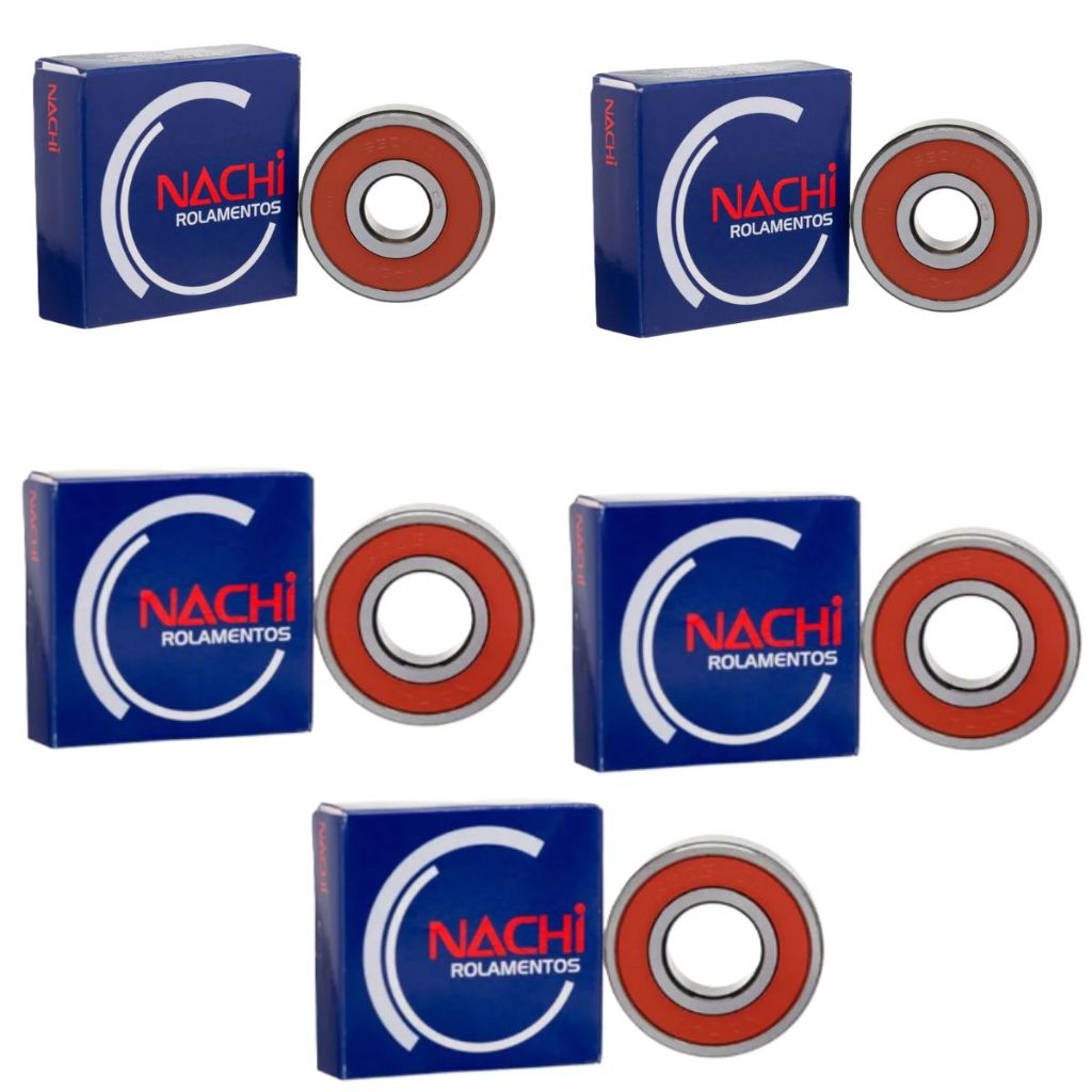 Kit Rolamentos Roda Completo P/ Suzuki Yes 125 Todos Anos Nachi em Oferta na Shopee