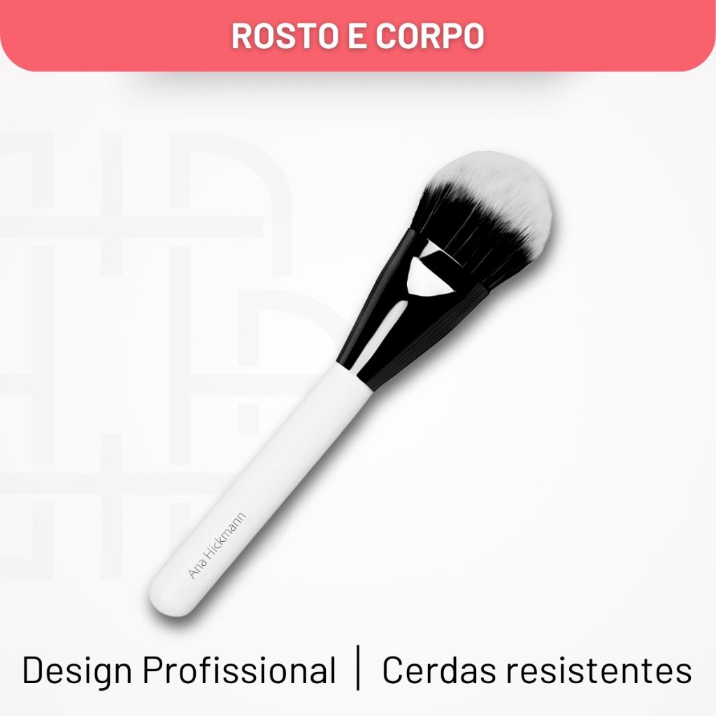 Pincel de Maquiagem Extra Grande Para Corpo e Rosto Ana Hickmann em Oferta na Shopee