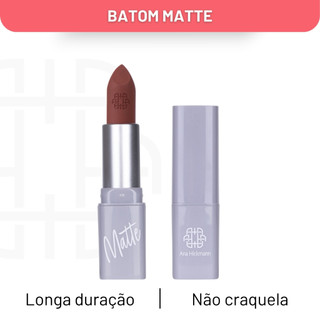Batom Matte Jaque Lipstick Longa Duração Ana Hickmann em Oferta na Shopee