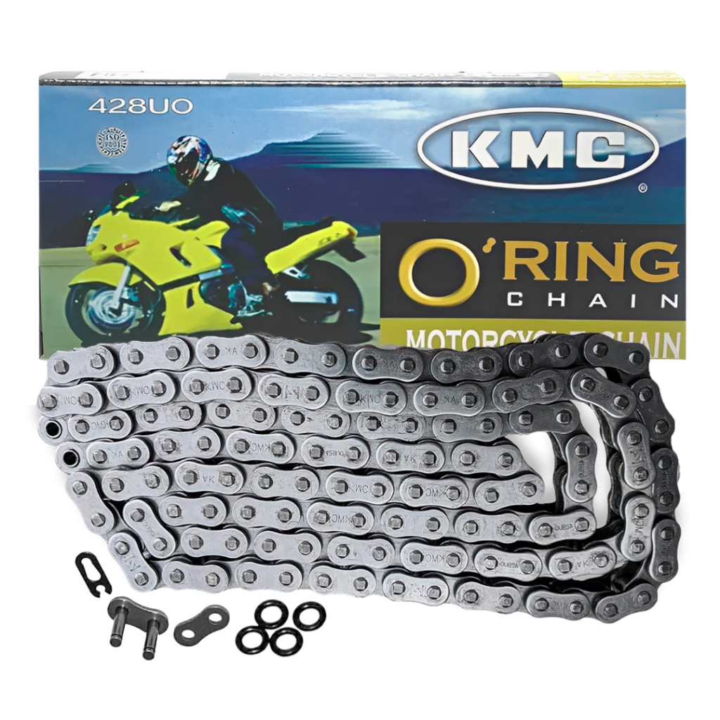 Corrente Transmissão KMC Com Retentor 428UO x 130L Nxr Bros 150cc 160cc XRE 190 Lander 2008 em Oferta na Shopee