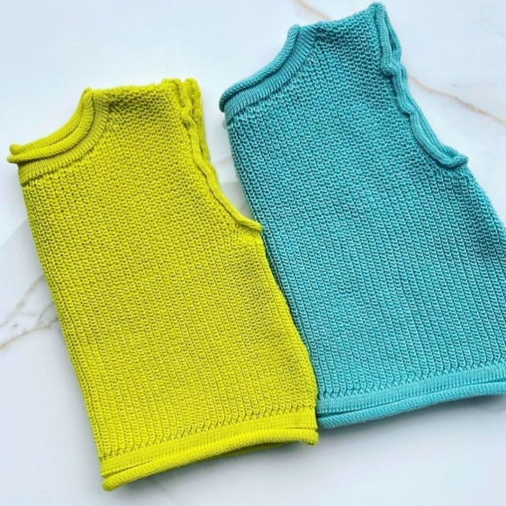 Cropped Regata Tricot Modal Bordas Viradas Ponto Fang Moda Verão 2022 em Oferta na Shopee