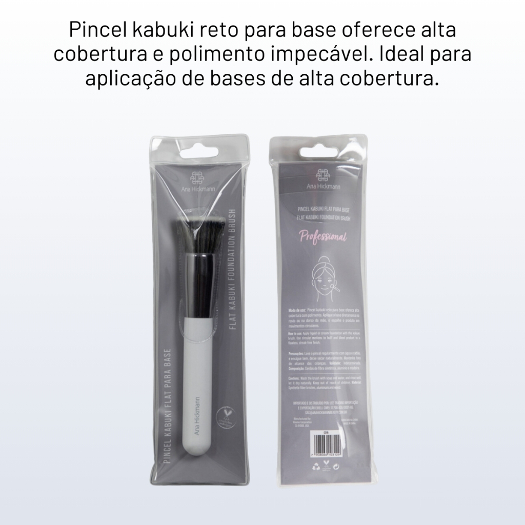 Flat Kabuki Foundation Brush - Pincel Kabuki Flat para Base · foto 2