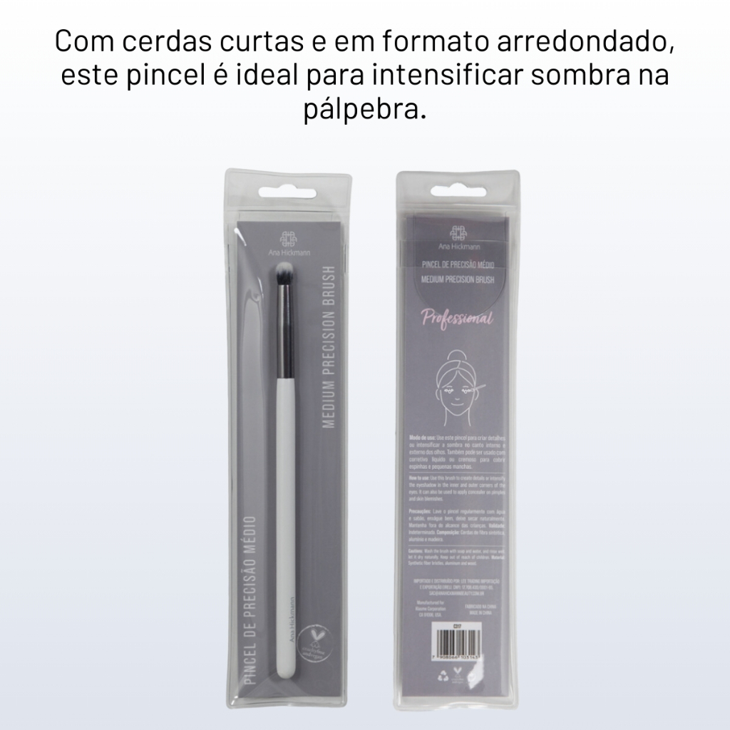 Pincel de Precisão Médio Brush Ana Hickmann