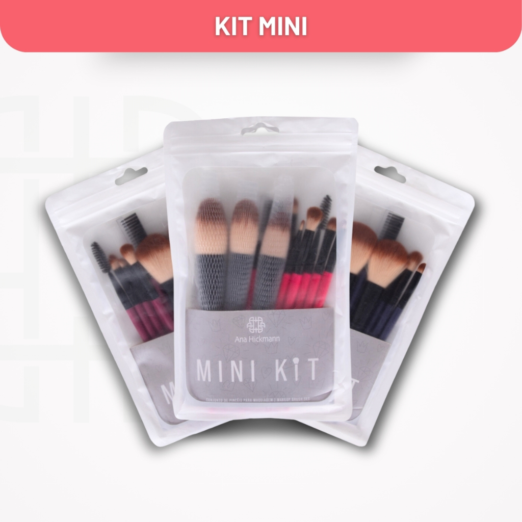 Mini Kit Com 10 Pinceis Ana Hickmann - Beauty