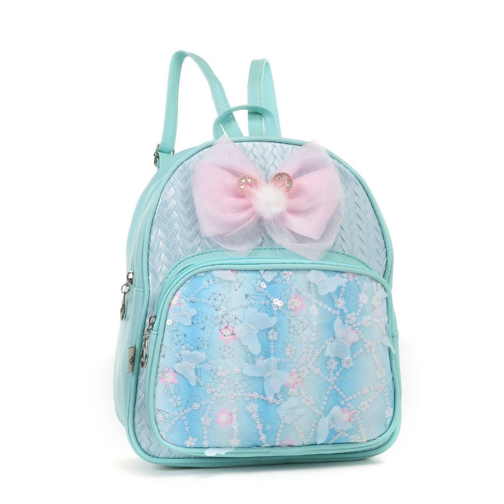 Mochila Bolsa Infantil  Menina De laço couro sintético em Oferta na Shopee