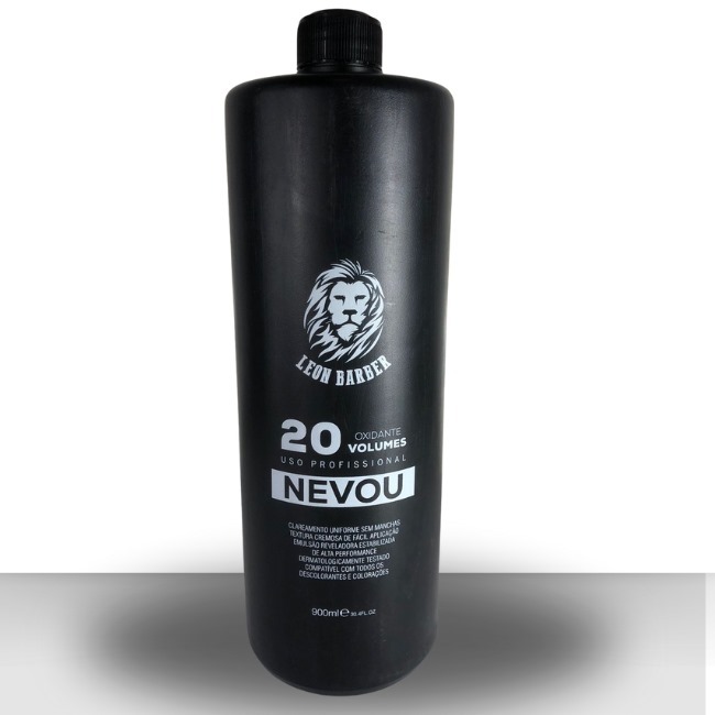 ÁGUA OXIGENADA NEVOU LEON BARBER 20 VOLUMES 900ml - LANÇAMENTO