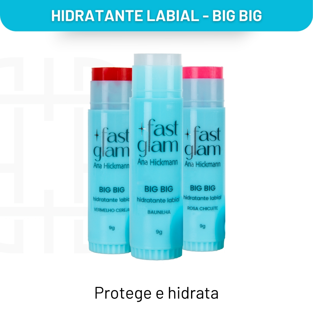 Hidratante Labial Big Big Lip Balm Fast Glam Ana Hickmann - Beauty