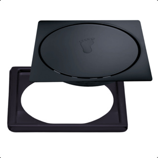 Ralo Click + Grelha 10x10/15x15 Para Banheiro  Rose Gold/Cobre, Preto e Inox Anti Insetos e Odor X-Matte em Oferta na Shopee