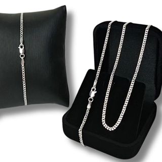 Kit Conjunto Corrente 60 cm e Pulseira Escama De Peixe Grumet Fina em Prata Pura legítima 925 em Oferta na Shopee