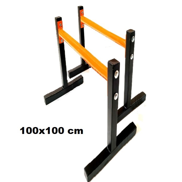 Barra Paralela Chão Calistenia Remada Invertida 100x100cm Taurofitness