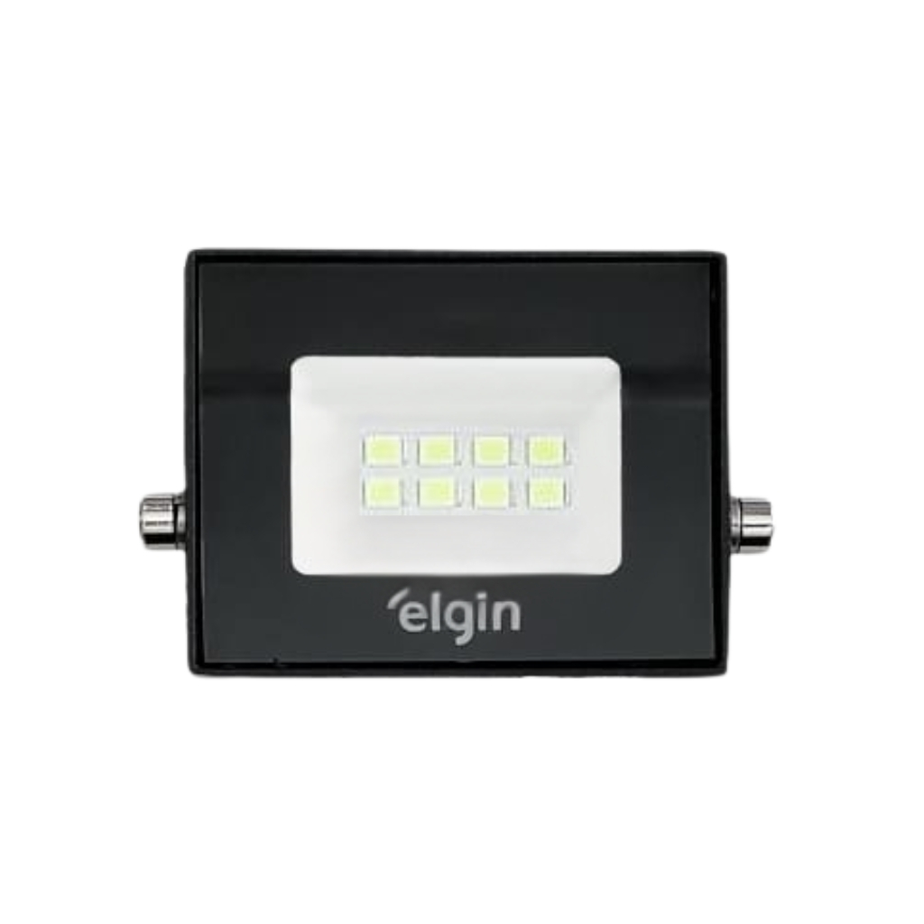 Refletor Led Elgin 10w Branco Frio 6500k Bivolt Econômico - Home & Living