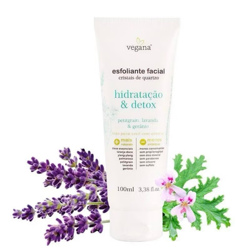 Esfoliante Facial Hidratação e Detox 100ml Vegana WNF em Oferta na Shopee