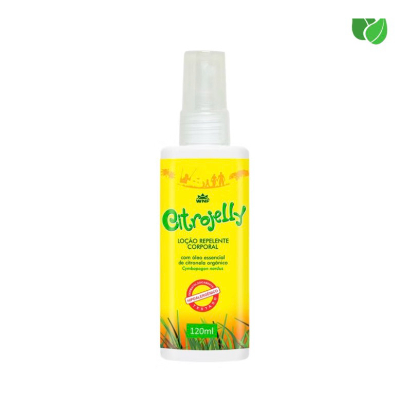 Spray Ambiente Citrojelly Repelente natural e vegano, com óleo essencial de citronela - 120ml - WNF em Oferta na Shopee