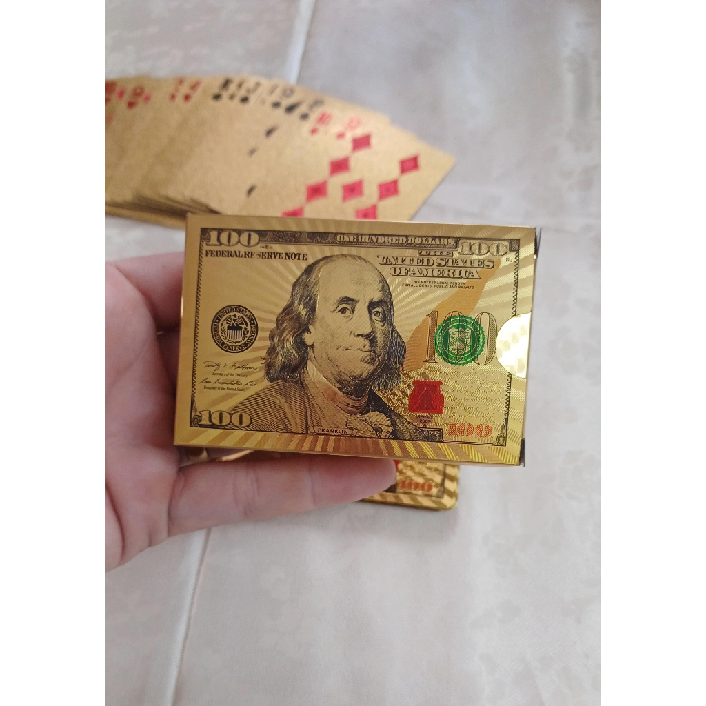 BARALHO DOURADO PARA CIGANA OU POMBOGIRA - CONTÉM 55 CARTAS