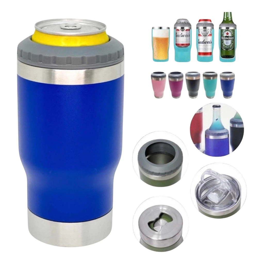 Copo Térmico Aço Inox Porta Bebida Latinha Conserva Gelado Drink isolada  420 ml em Oferta na Shopee