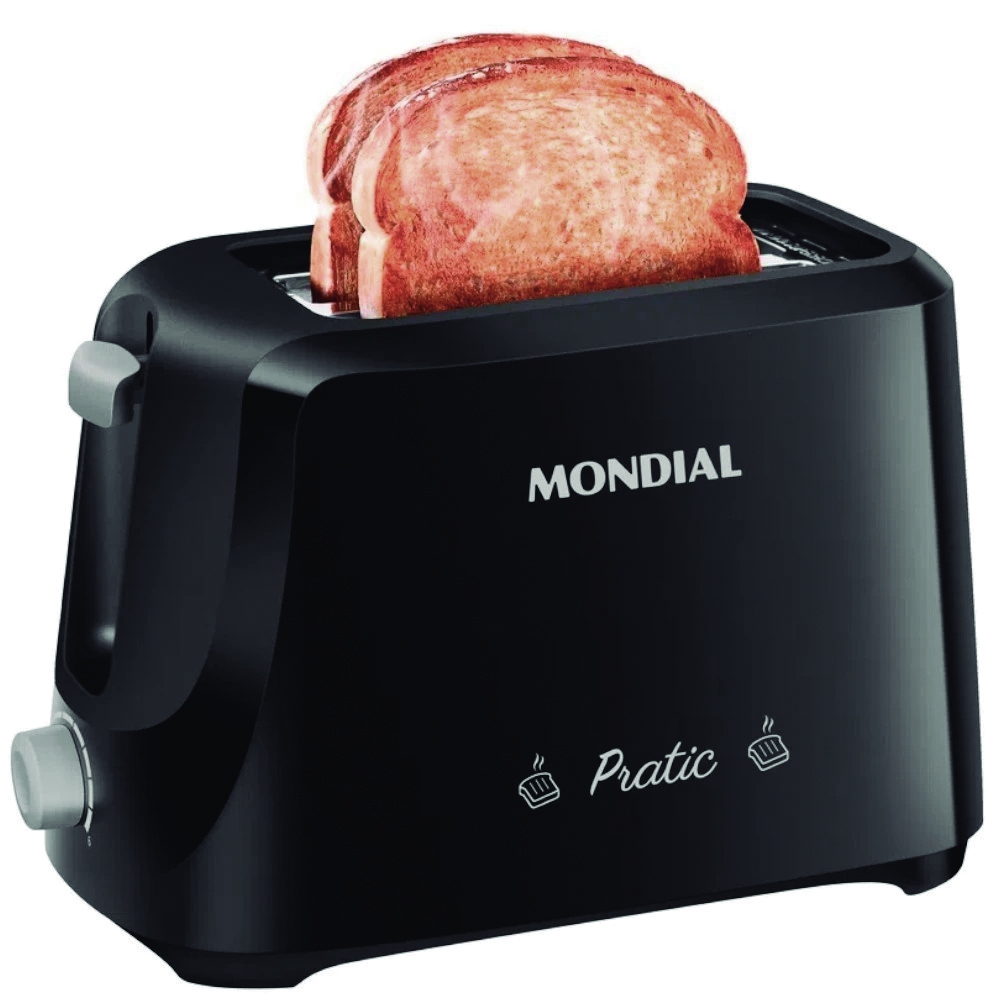 Torradeira de pães Preta 700W T-18 220V Mondial