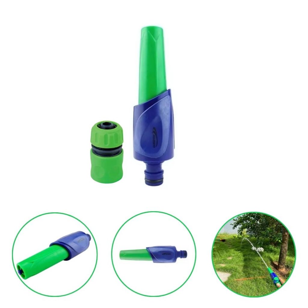 Kit Bico Esguicho 1 Jato Simples Para Jardim E Engate Rápido