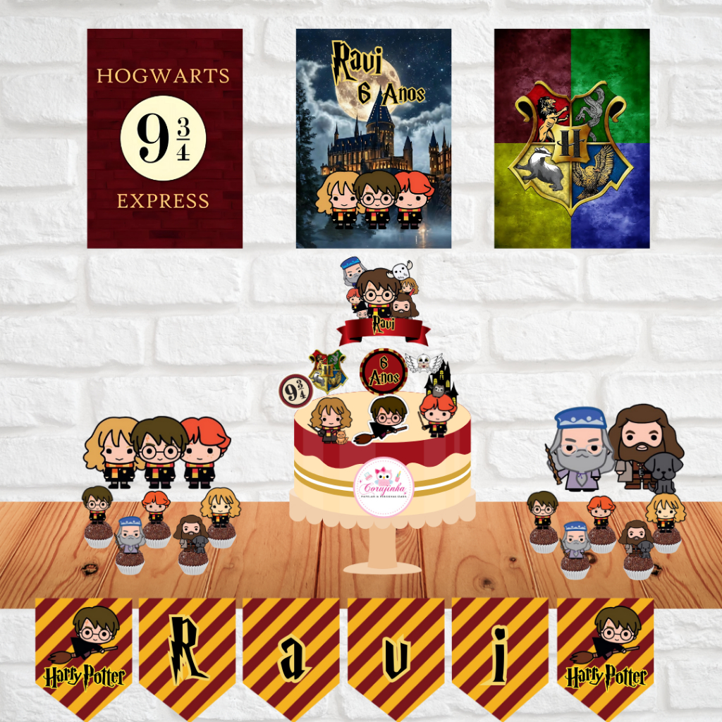 Kit  Festa  Harry  Potter em Oferta na Shopee