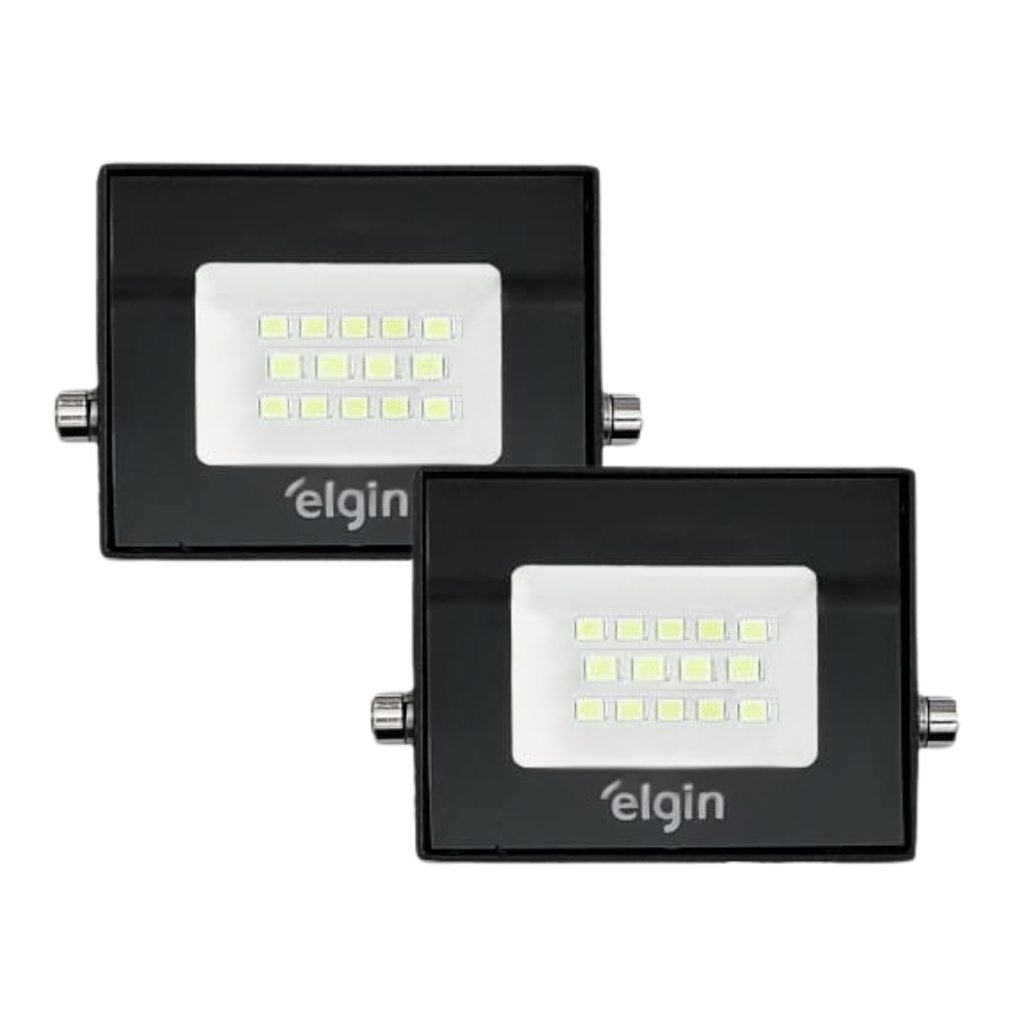 Kit 2 Refletores Led Elgin 30w Branco Frio 6500k Bivolt Econômico em Oferta na Shopee