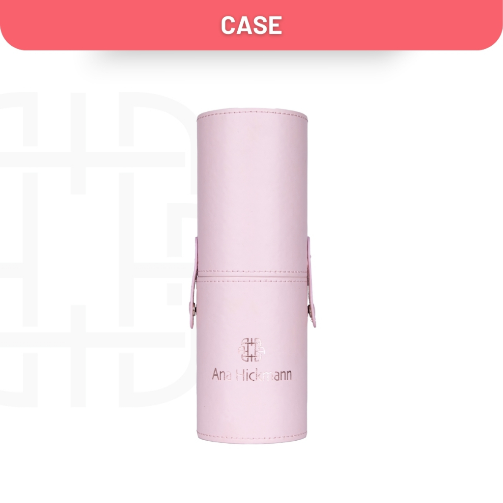 Estojo para Pincéis de Maquiagem Rosa Ana Hickmann