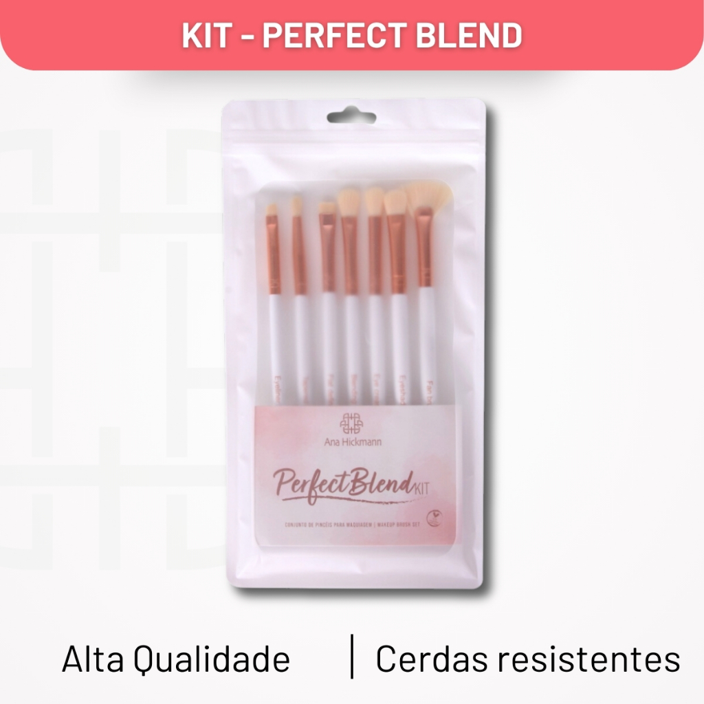 Kit de Pinceis Para Olhos Esfumados Ana Hickmann em Oferta na Shopee