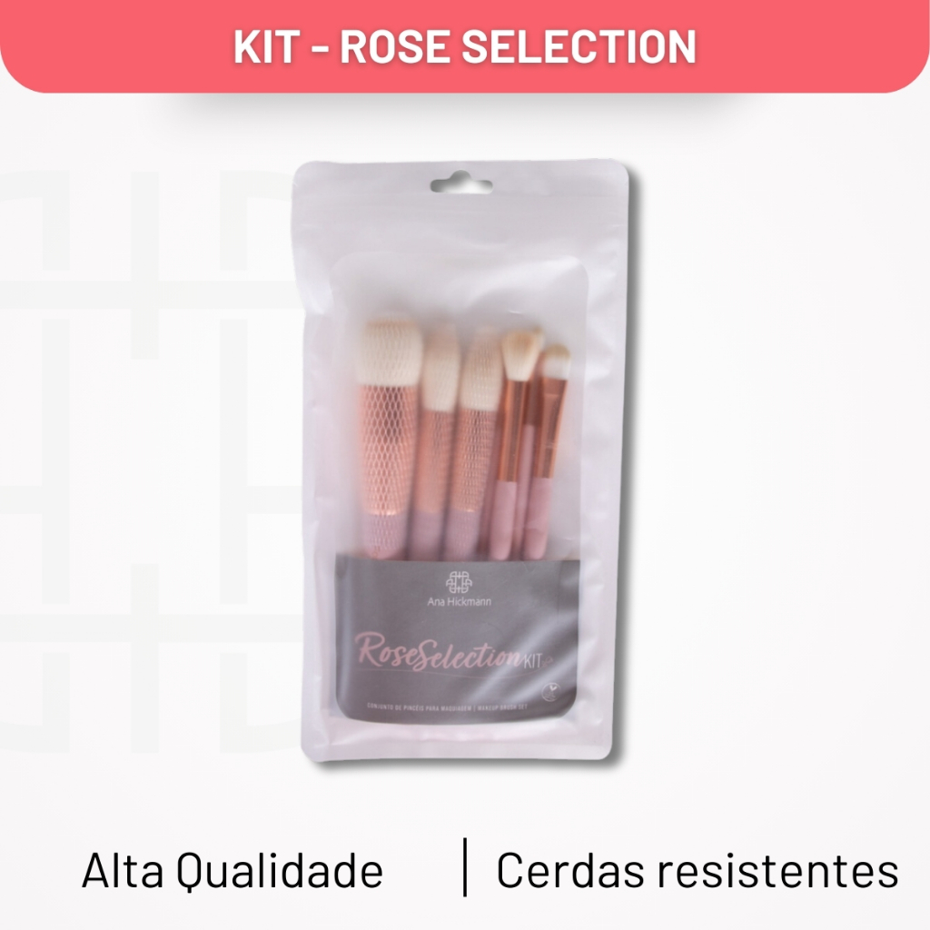 Kit de Pincéis de Maquiagem Pele e Olhos Ana Hickmann em Oferta na Shopee