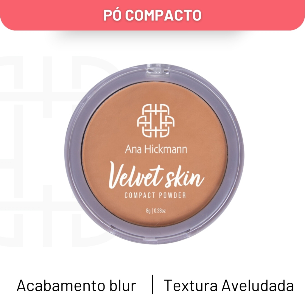 Pó Compacto CP50 - Compact Powder Velvet Skin Ana Hickmann - Beauty