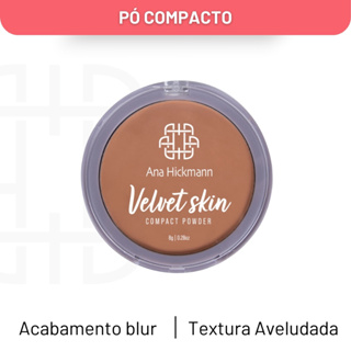 Pó Compacto CP60 - Compact Powder Velvet Skin Ana Hickmann em Oferta na Shopee