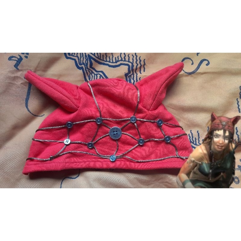 Cosplay Acessório Touca da Kai Heavenly Sword Video Game Nariko Fantasia Geek