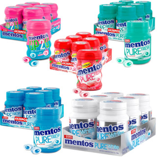 Chiclete Mentos Garrafa Pure Fresh C/6 Unidades Perfetti