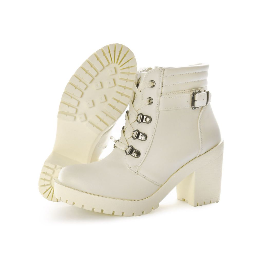 Bota Coturno Feminino Cano Curto Confortável Estilosa Moda Blogueira Plataforma Tratorada Barato