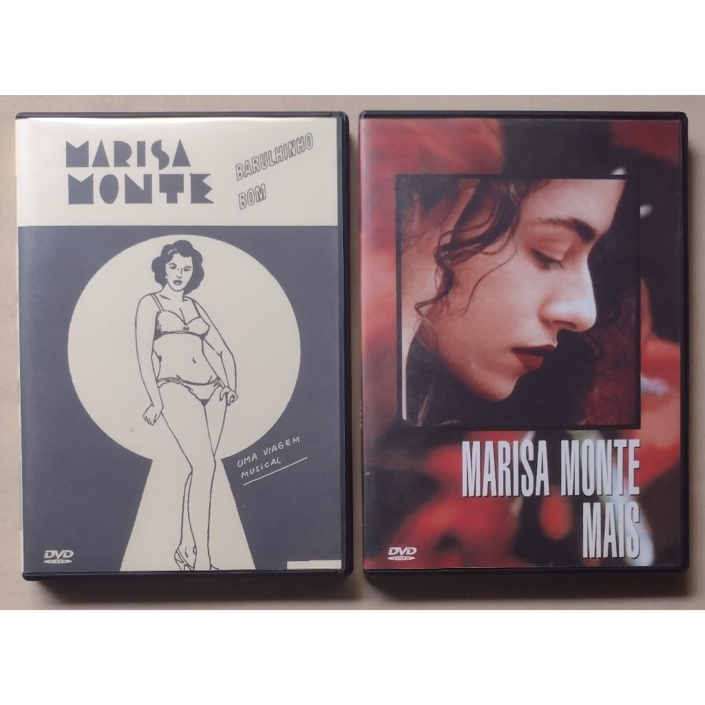 DVD MARISA MONTE MAIS + BARULHINHO BOM (LOTE 2 DVDS) ORIGINAIS